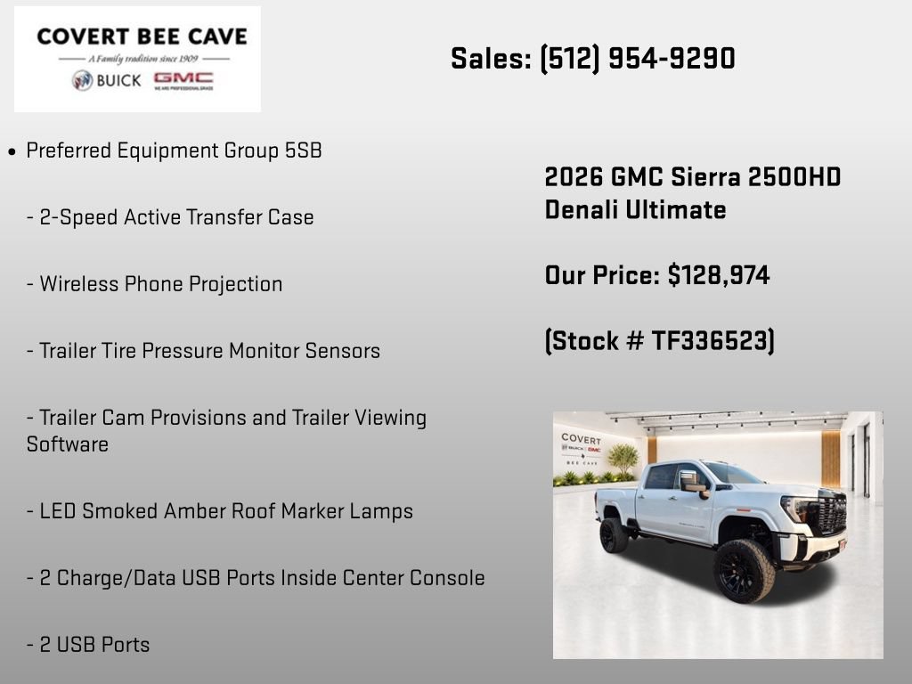 New 2026 GMC Sierra 2500 Denali Ultimate AWD/4WD image 25