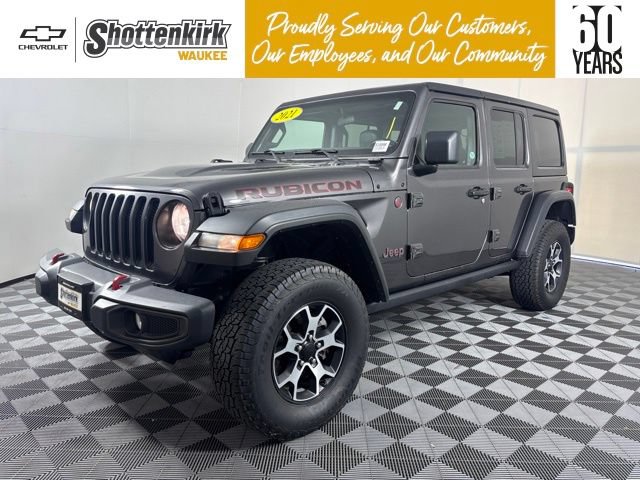 Used 2021 Jeep Wrangler Unlimited Rubicon w/ Cold Weather Group AWD/4WD image 1