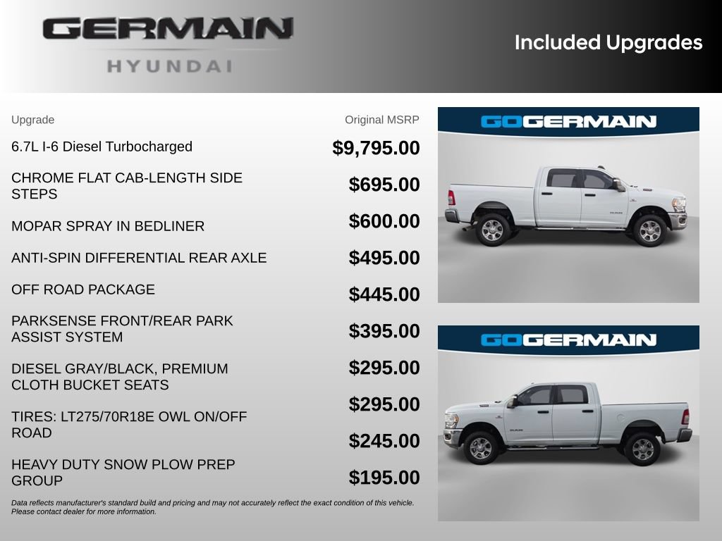 Used 2024 RAM 2500 Big Horn w/ Off Road Package AWD/4WD image 35