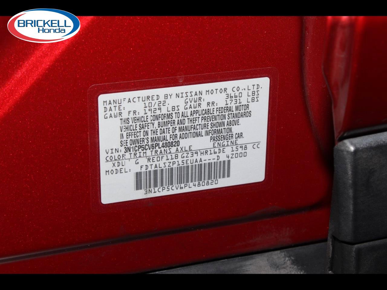 Used 2023 Nissan Kicks SV FWD image 35
