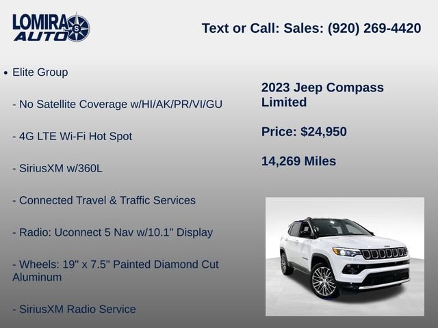 Used 2023 Jeep Compass Limited w/ Elite Group AWD/4WD image 27