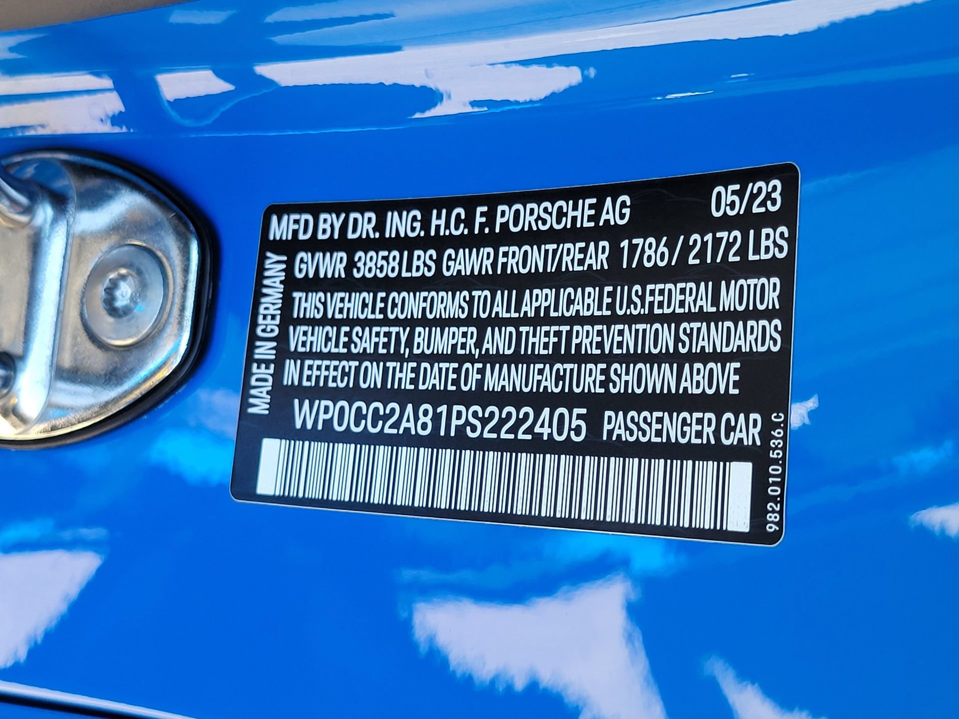 Certified 2023 Porsche 718 Boxster Spyder RWD image 31