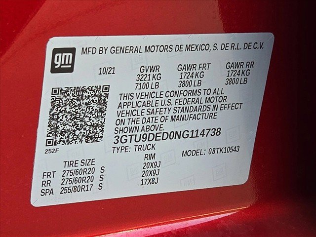 Used 2022 GMC Sierra 1500 SLT AWD/4WD image 22