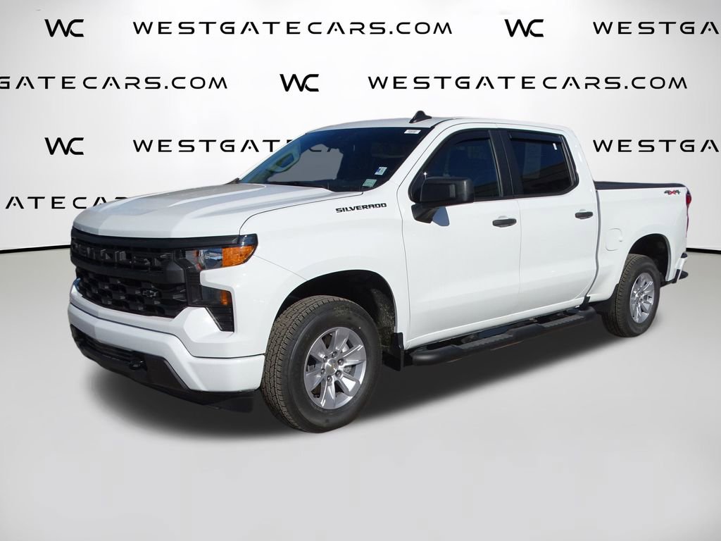 Used 2024 Chevrolet Silverado 1500 Custom w/ Turbomax Blackout Package image 1