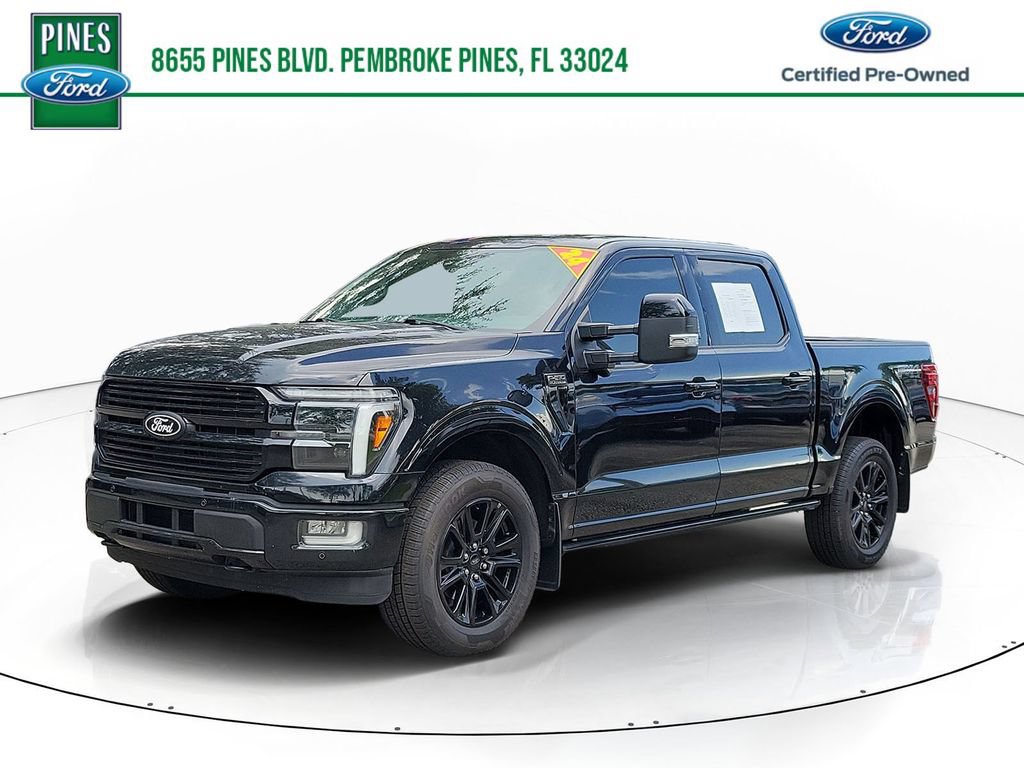 Certified 2024 Ford F150 Platinum w/ FX4 Off-Road Package