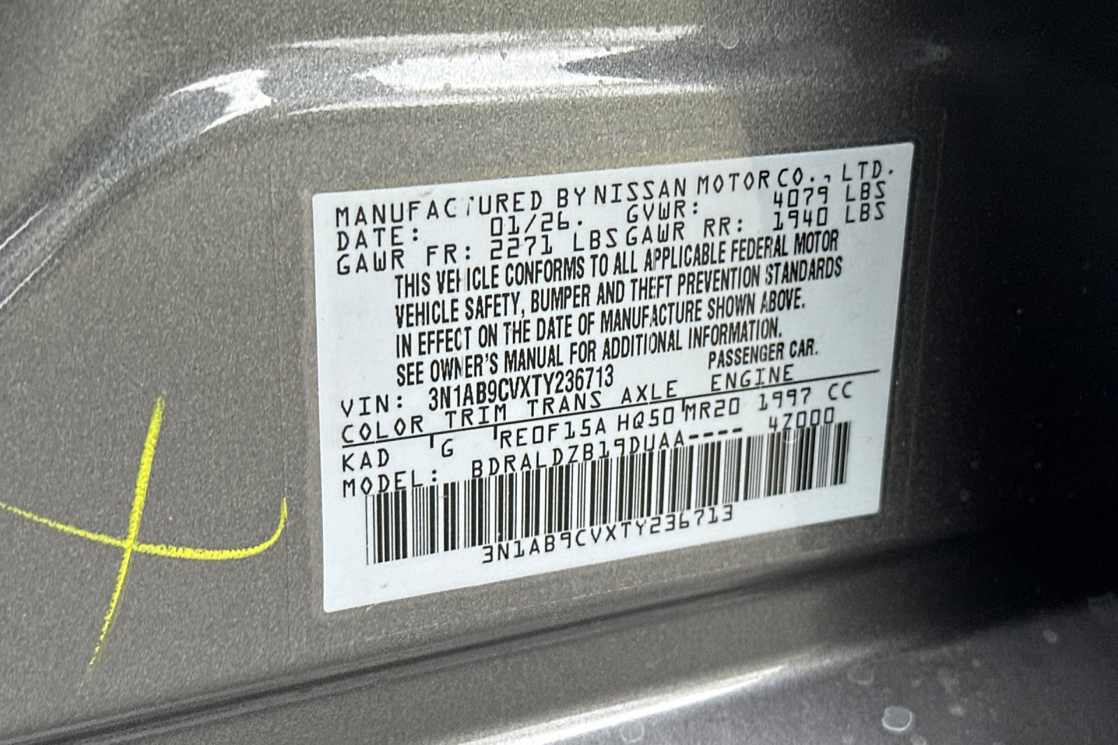 New 2026 Nissan Sentra SV w/ Floor Mat Package FWD image 26