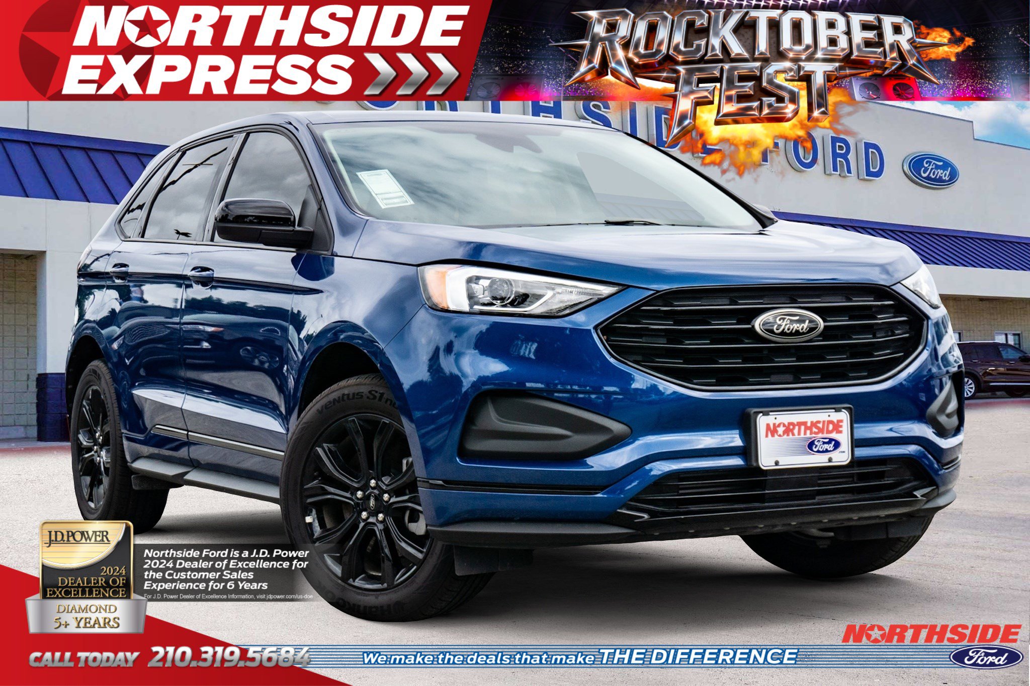 New 2024 Ford Edge SE w/ Black Appearance Package