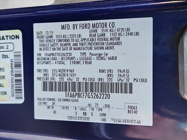 Used 2016 Ford Mustang GT Premium w/ GT Performance Package RWD image 25