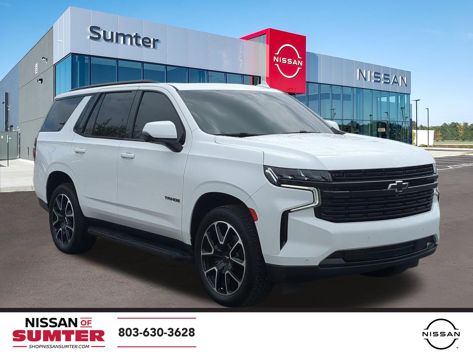 Used 2021 Chevrolet Tahoe RST w/ Luxury Package RWD image 1