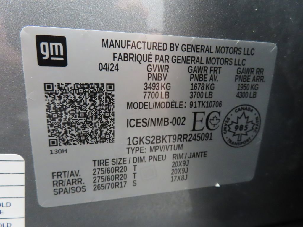 Used 2024 GMC Yukon SLT w/ SLT Luxury Package image 63