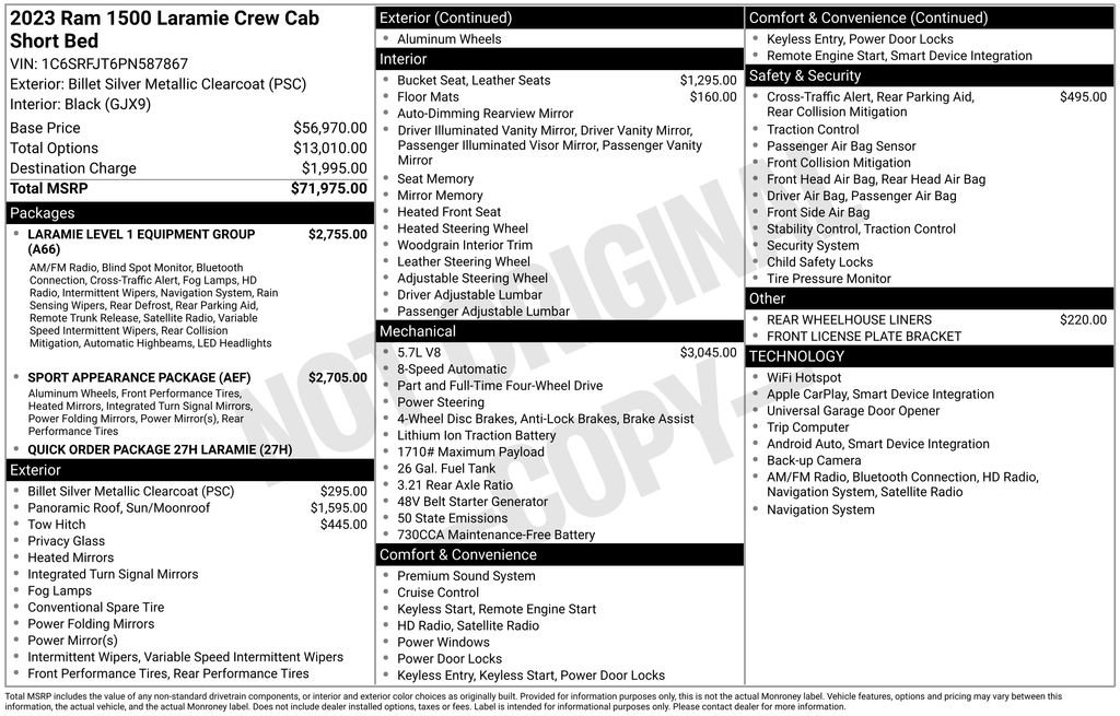 Used 2023 RAM 1500 Laramie image 7