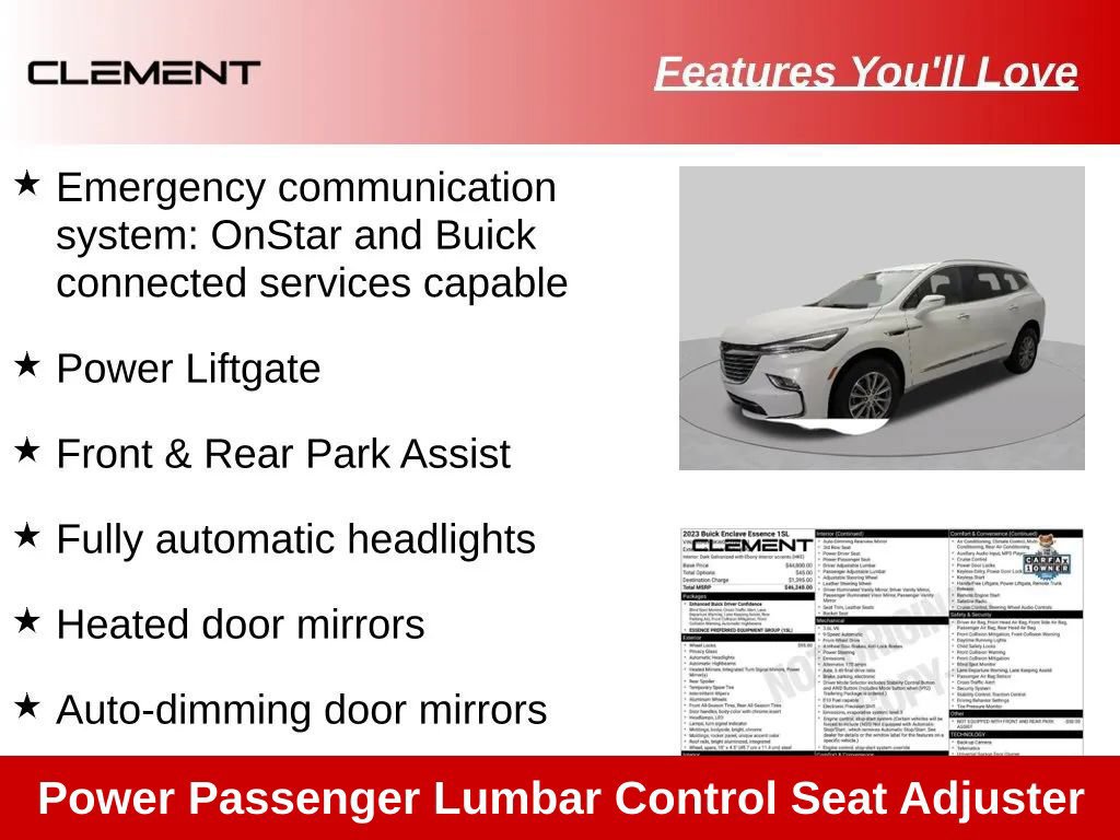 Used 2023 Buick Enclave Essence FWD image 38