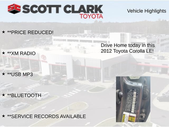 Used 2012 Toyota Corolla LE FWD image 7