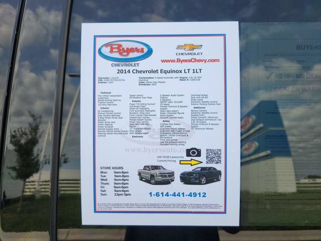 Used 2014 Chevrolet Equinox LT w/ Driver Convenience Package AWD/4WD image 14