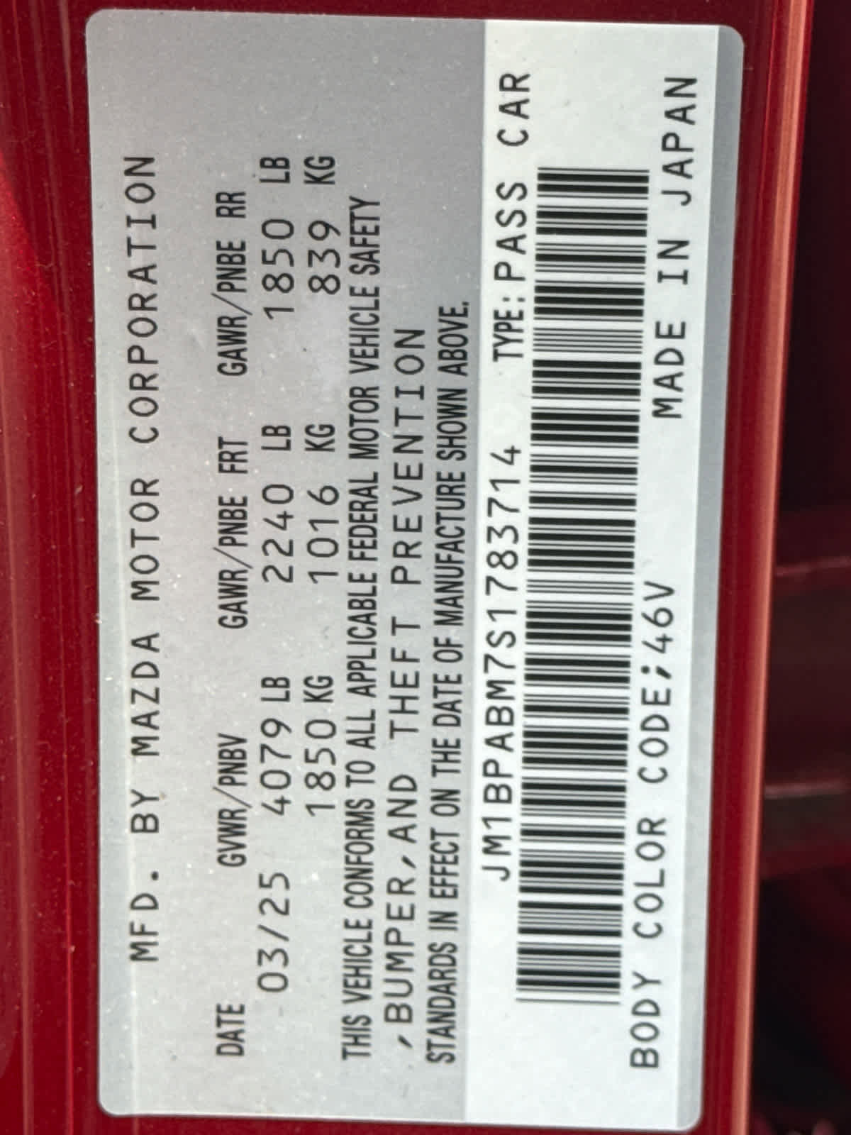 Certified 2025 MAZDA MAZDA3 s image 20