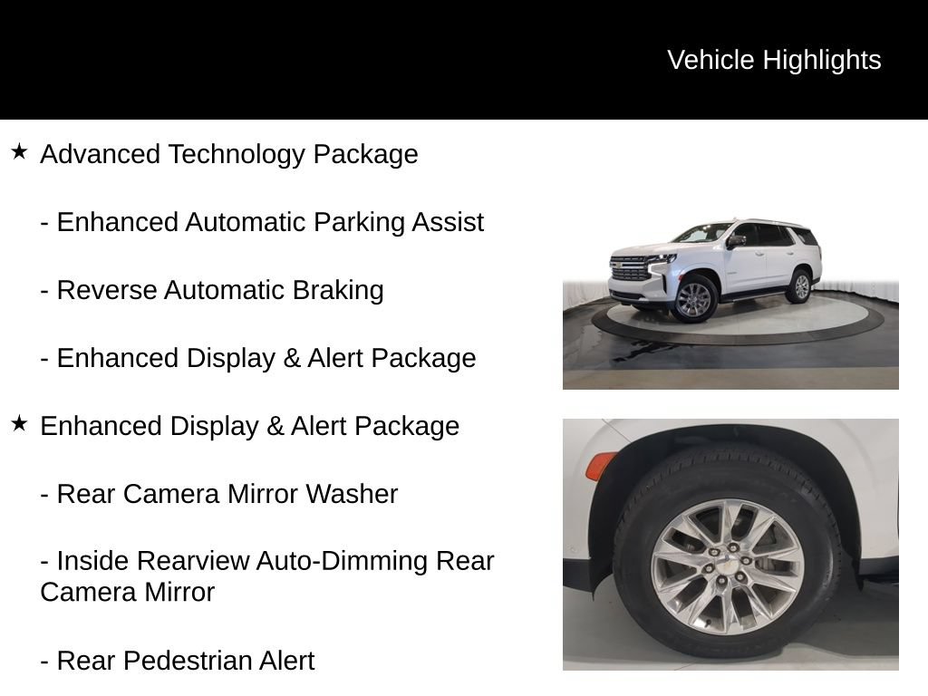 Used 2023 Chevrolet Tahoe Premier w/ Advanced Technology Package AWD/4WD image 38