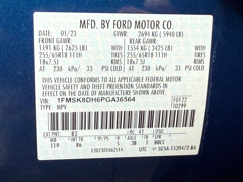Certified 2023 Ford Explorer XLT w/ Class IV Trailer Tow Package AWD/4WD image 29