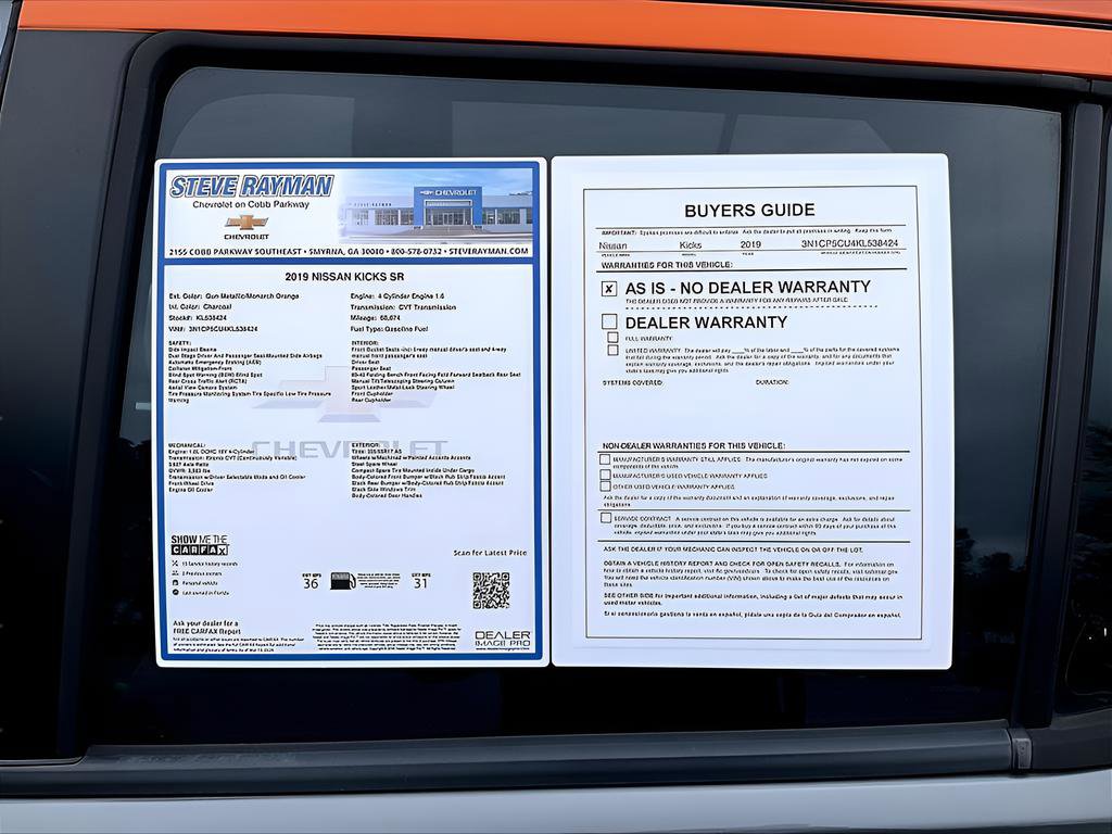 Used 2019 Nissan Kicks SR w/ SR Premium Package image 25