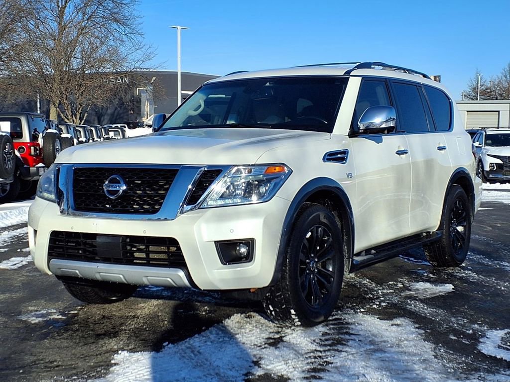Used 2017 Nissan Armada Platinum w/ Captain Seat Package image 2