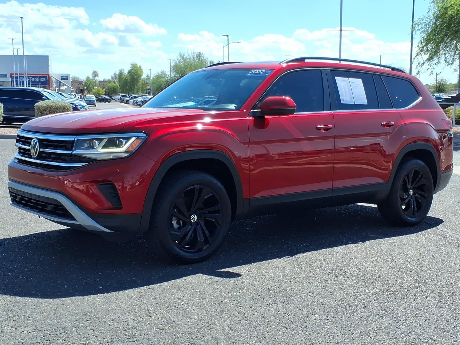 Certified 2022 Volkswagen Atlas SE w/ Panoramic Sunroof Package FWD image 3