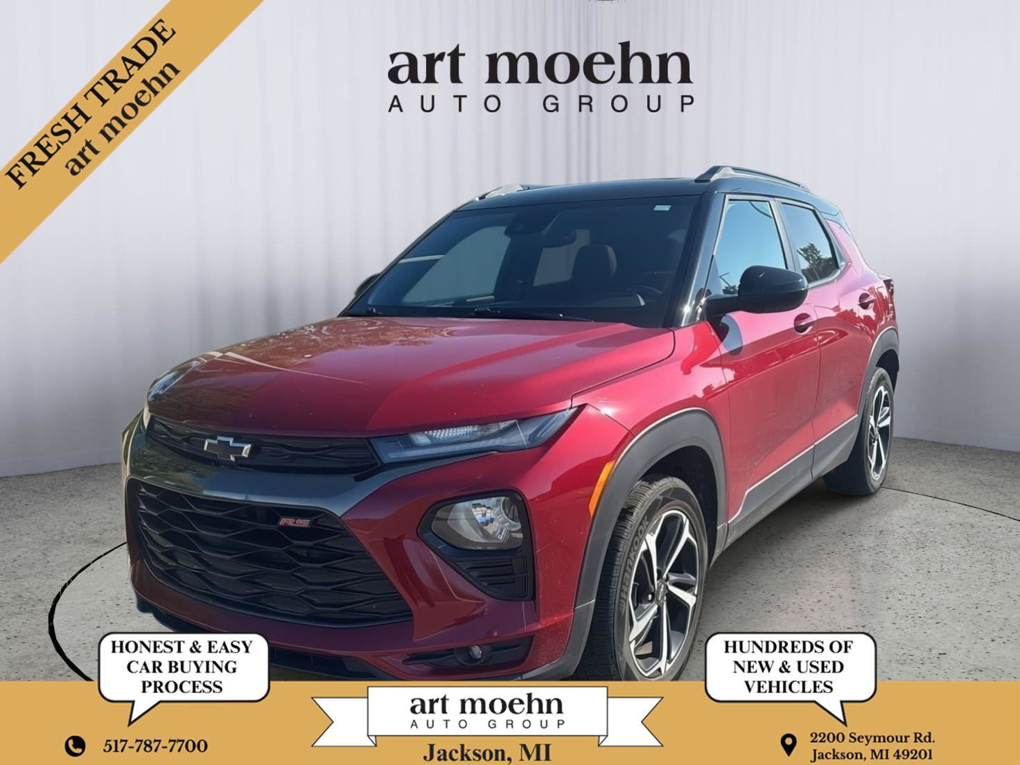 Used 2021 Chevrolet TrailBlazer RS w/ Sun and Liftgate Package AWD/4WD image 1