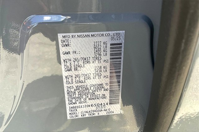 New 2025 Nissan Frontier Pro-X image 16