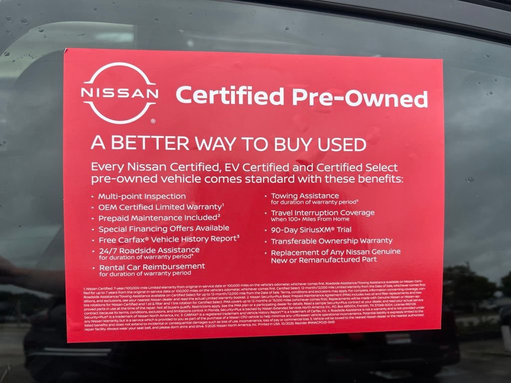 Certified 2022 Nissan Sentra SV w/ All-Weather Package FWD image 8