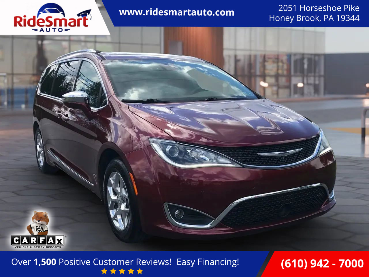 Used 2018 Chrysler Pacifica Limited w/ Advanced Safetytec Group