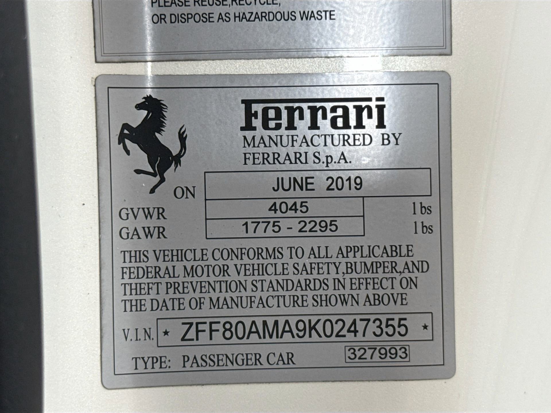 Certified 2019 Ferrari 488 Spider image 27