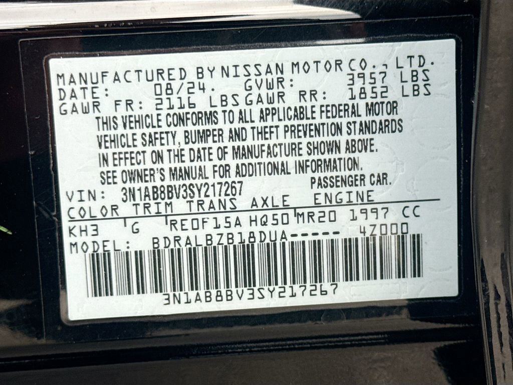 Certified 2025 Nissan Sentra S image 30