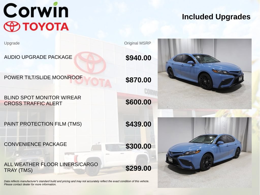 Used 2023 Toyota Camry SE w/ Audio Upgrade Package FWD image 4