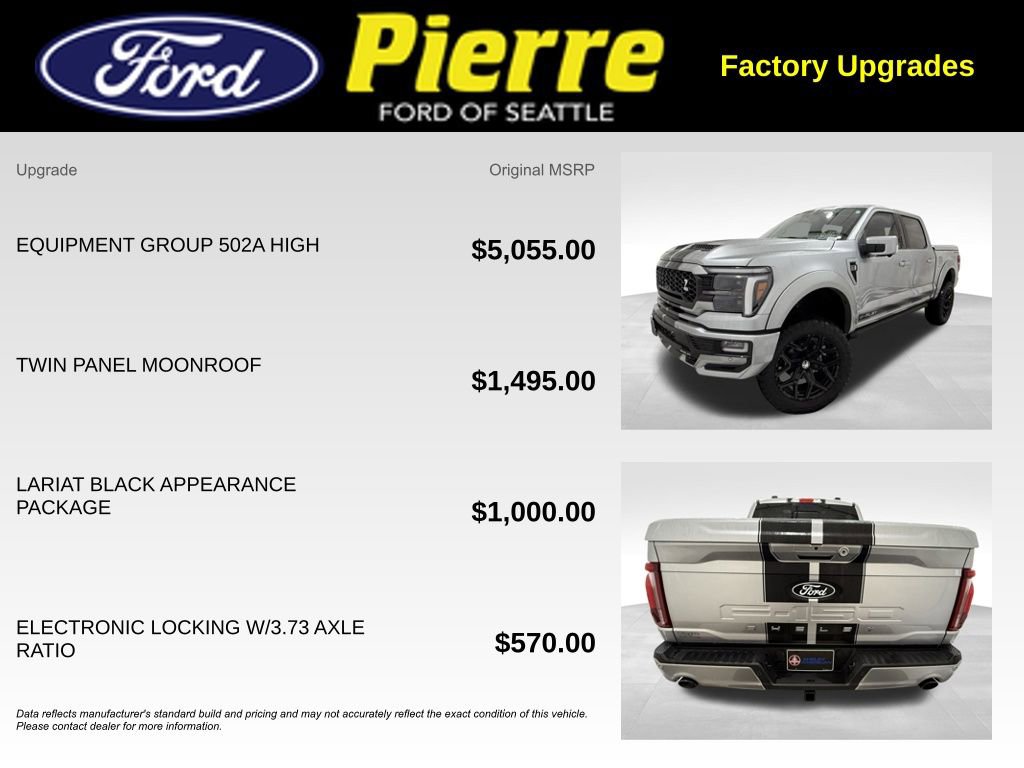 New 2024 Ford F150 Lariat w/ Equipment Group 502A High image 13