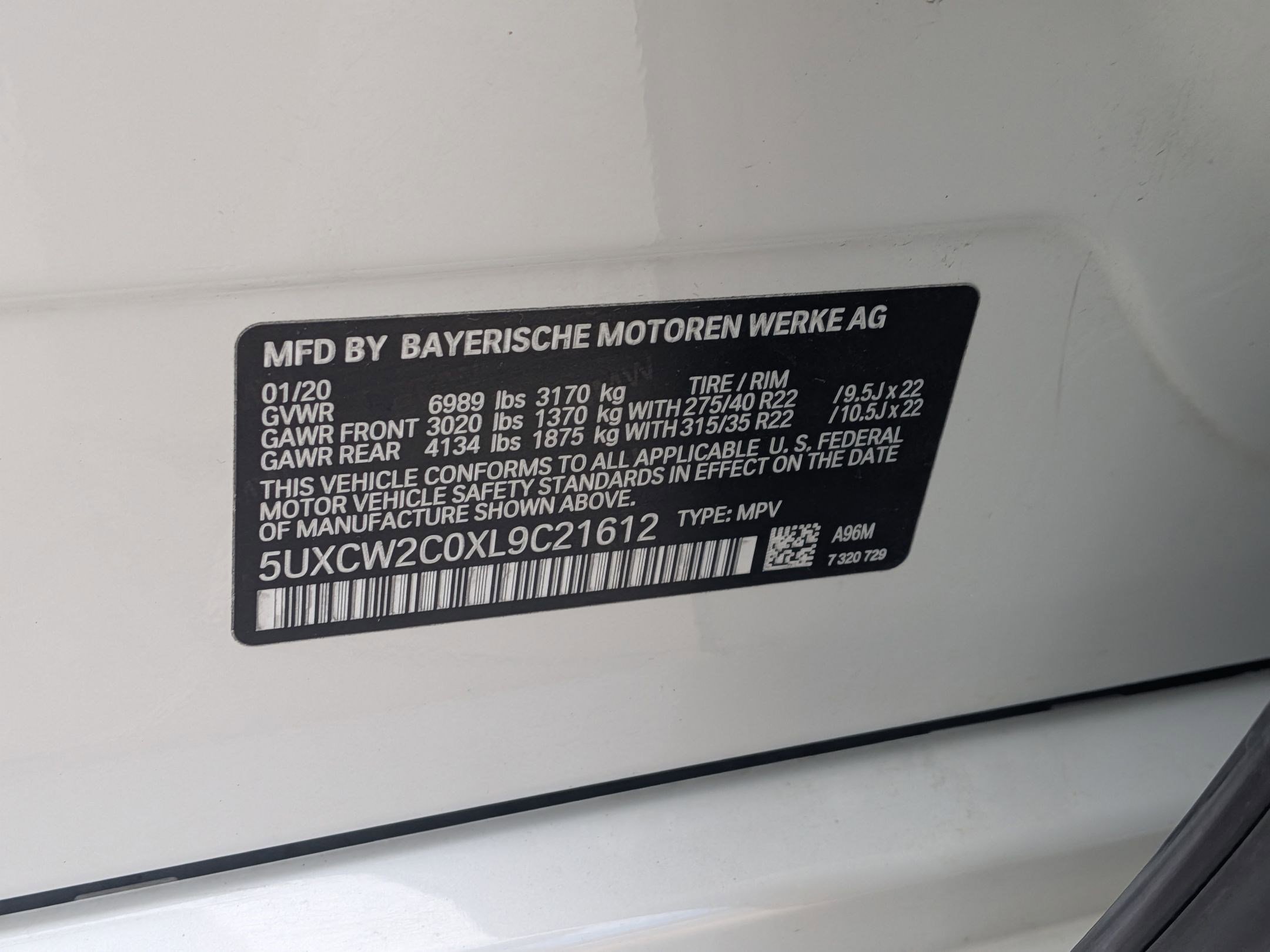 Used 2020 BMW X7 xDrive40i w/ M Sport Package AWD/4WD image 35