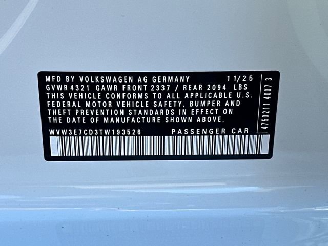 New 2026 Volkswagen GTI SE image 35