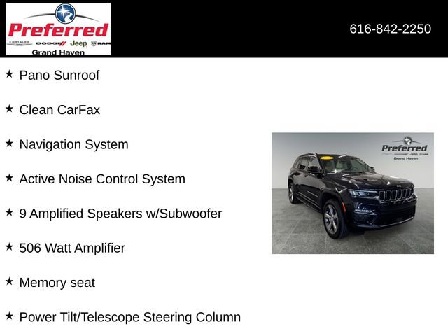 Used 2024 Jeep Grand Cherokee Limited w/ Luxury Tech Group II AWD/4WD image 18