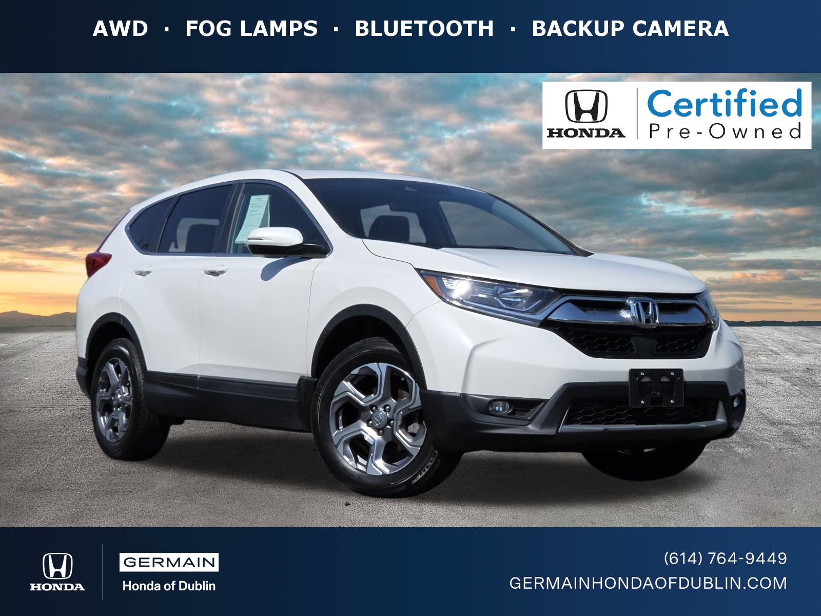Certified 2019 Honda CR-V EX-L