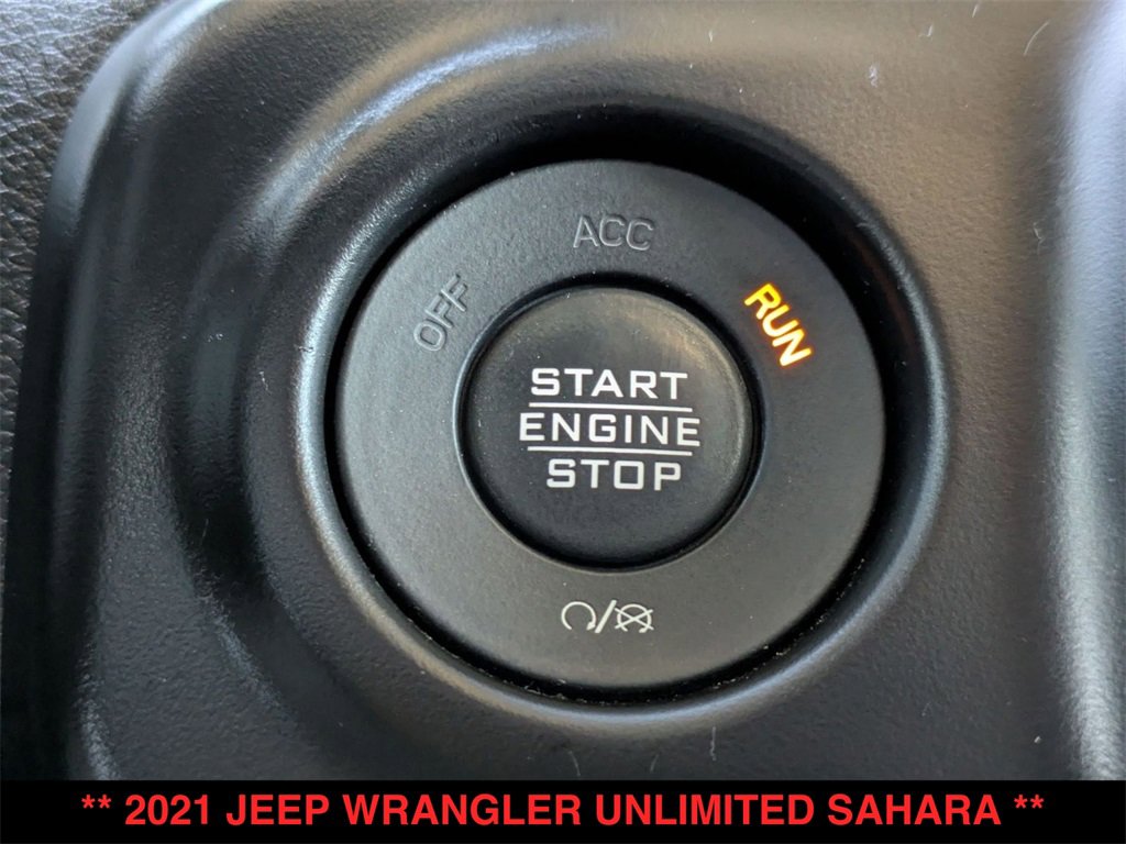 Used 2021 Jeep Wrangler Unlimited Sahara w/ Uconnect 4C Nav & Sound Group image 8