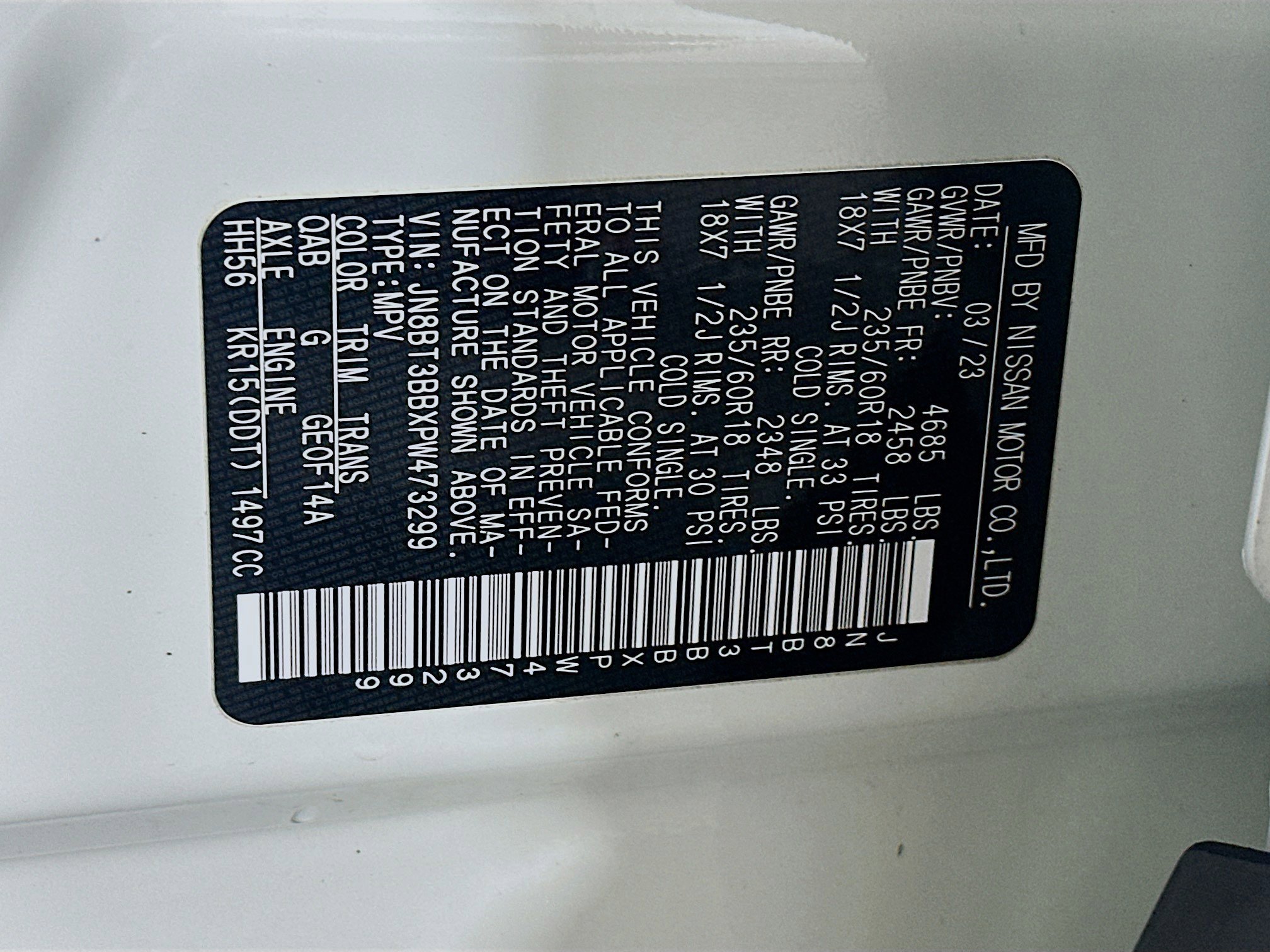 Used 2023 Nissan Rogue SV image 12