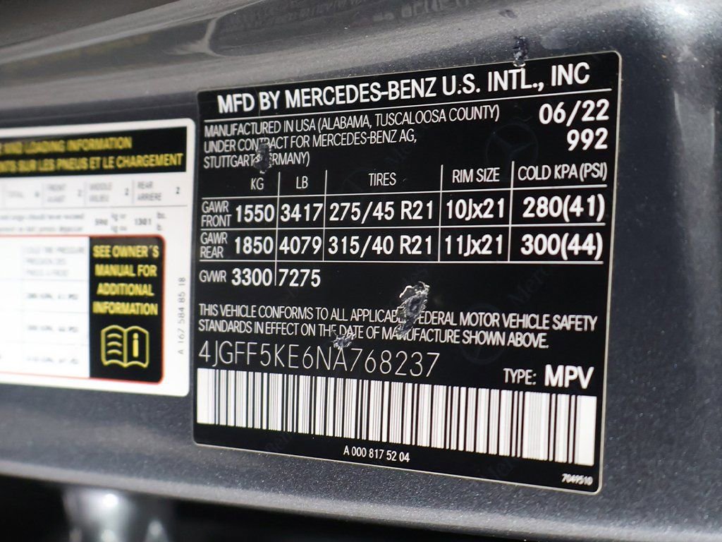 Used 2022 Mercedes-Benz GLS 450 4MATIC w/ AMG Line Exterior image 66