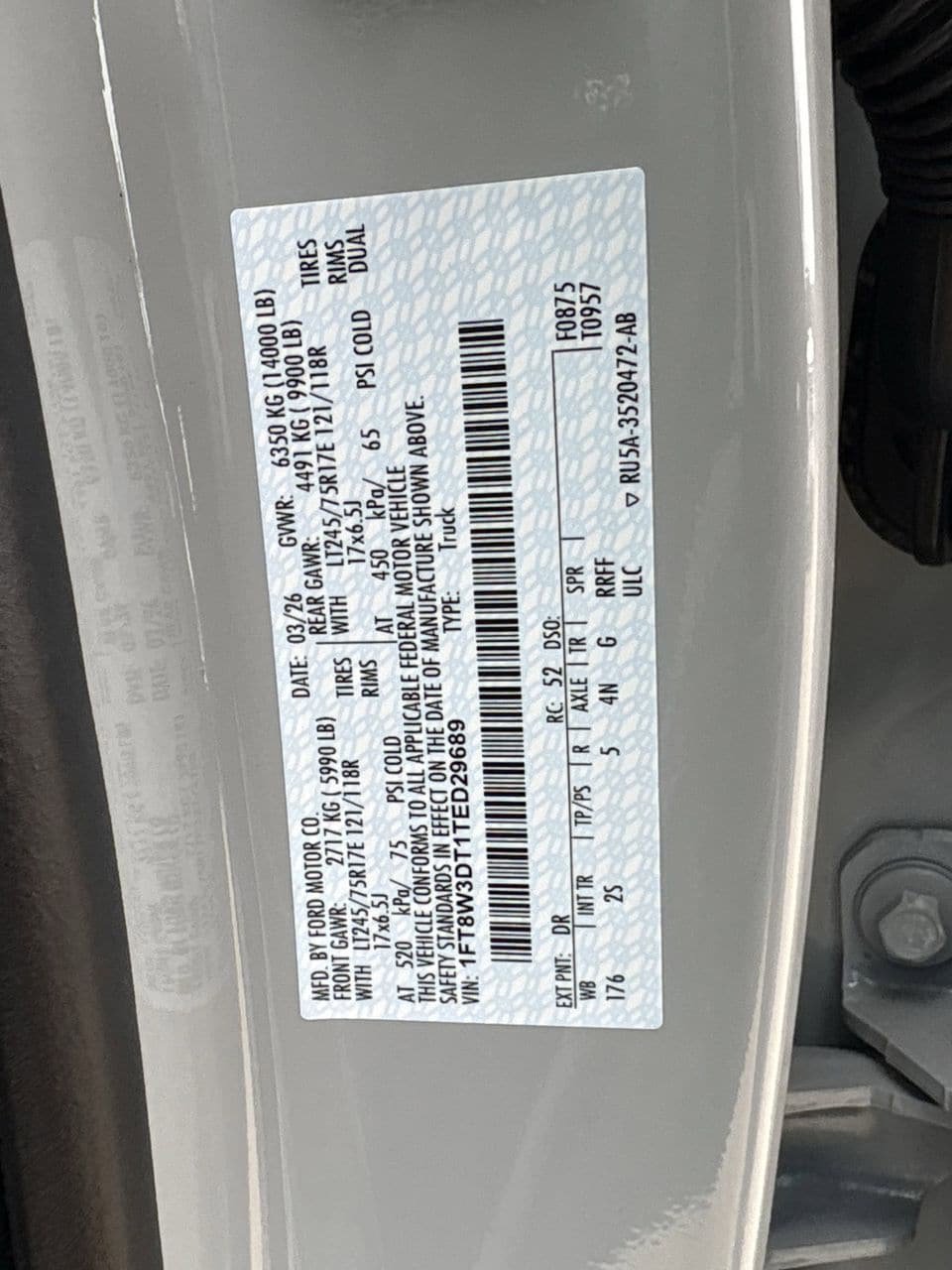New 2026 Ford F350 XLT AWD/4WD image 65