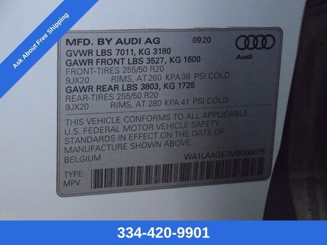 Used 2021 Audi e-tron Premium Plus w/ Premium Plus Package image 37