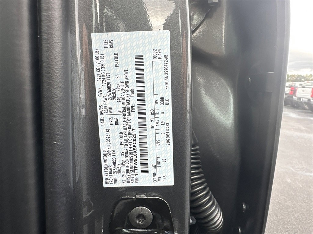 New 2025 Ford F150 Lariat w/ Equipment Group 501A Mid image 19