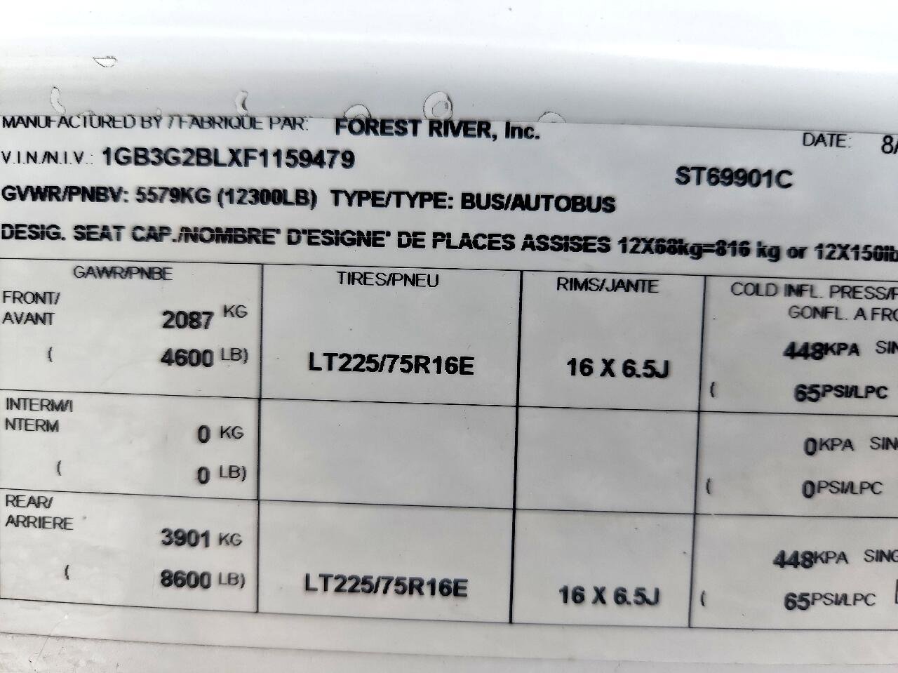 Used 2015 Chevrolet Express 3500 w/ Shuttle Bus Package image 51