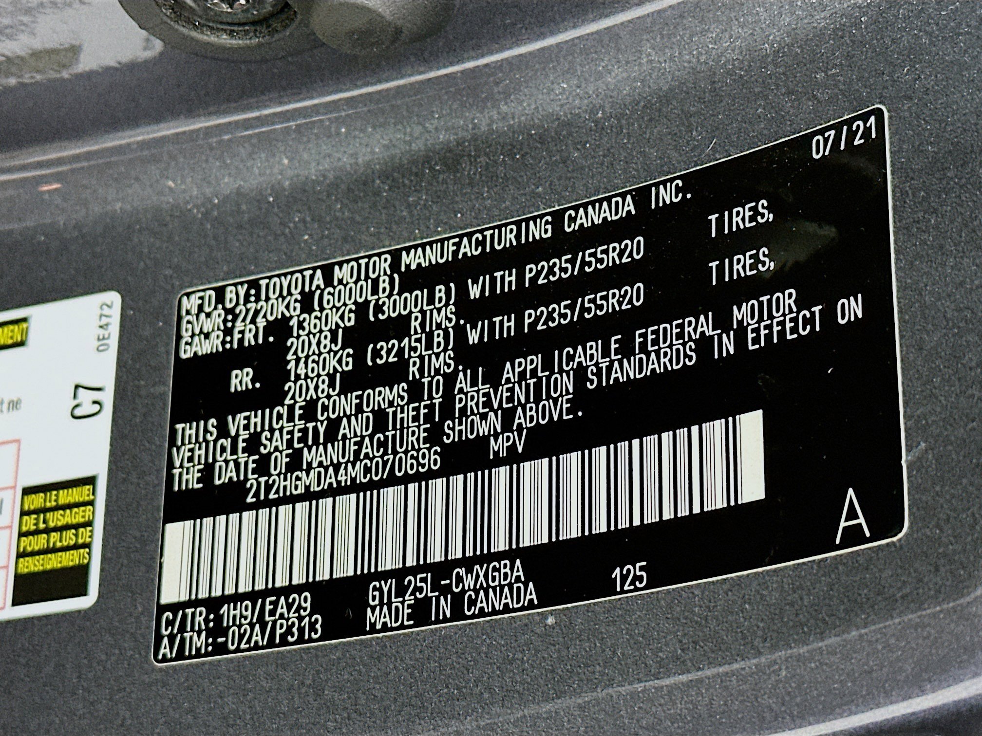 Certified 2021 Lexus RX 450h RX 450h image 36