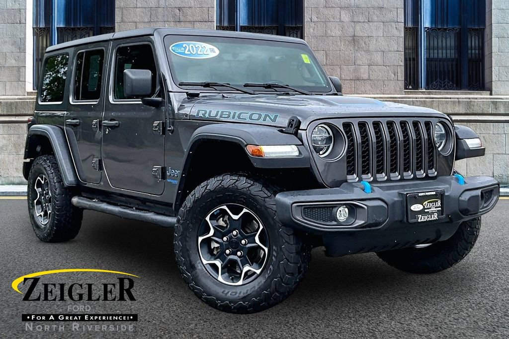 Used 2022 Jeep Wrangler Unlimited Rubicon 4xe w/ Cold Weather Group AWD/4WD image 1