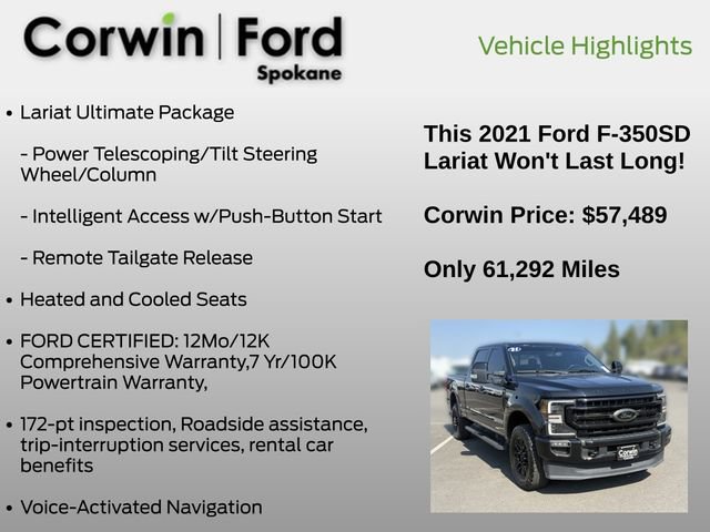 Used 2021 Ford F350 Lariat AWD/4WD image 25
