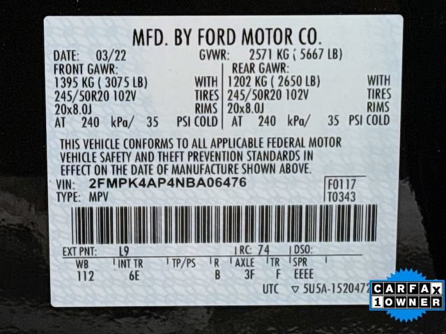 Used 2022 Ford Edge ST AWD/4WD image 31