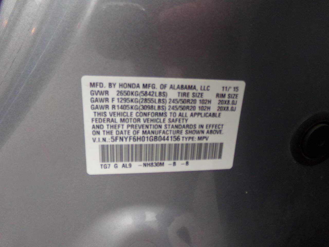 Used 2016 Honda Pilot Elite image 61