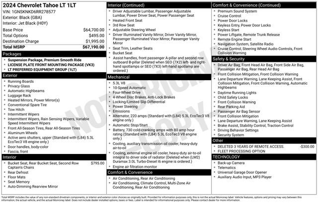 Used 2024 Chevrolet Tahoe LT image 27