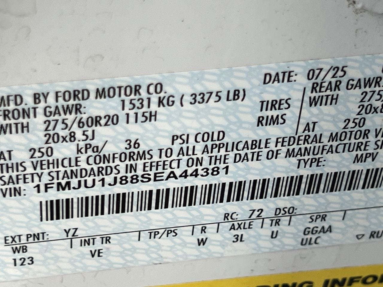 Used 2025 Ford Expedition Active AWD/4WD image 12